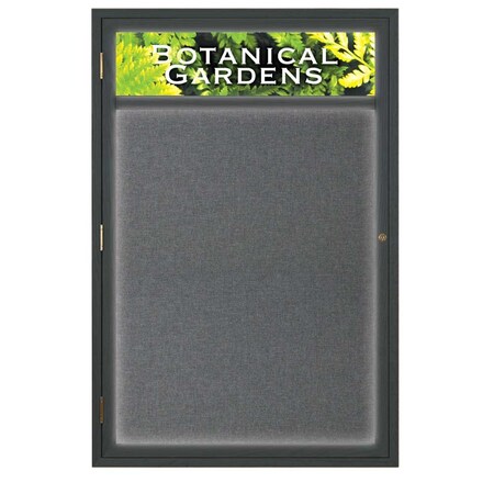 United Visual Products Open Faced Traditional Rounded Corkboard UV640ARC-BRONZE-PEARL